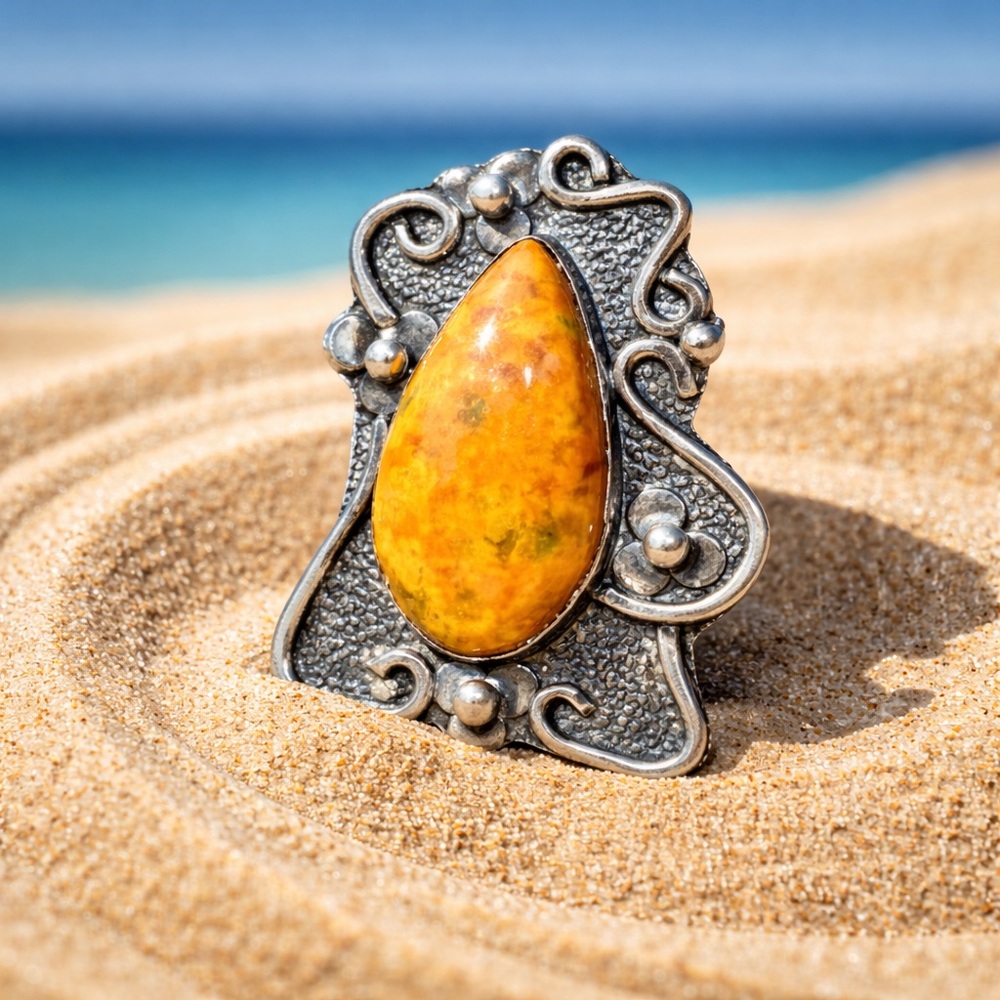 Bumblebee Jasper Ring - Picture 10 of 14